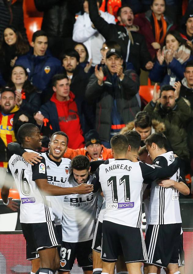 Estas son las imágenes que deja el partido de vuelta de octavos de Copa del Rey en Mestalla