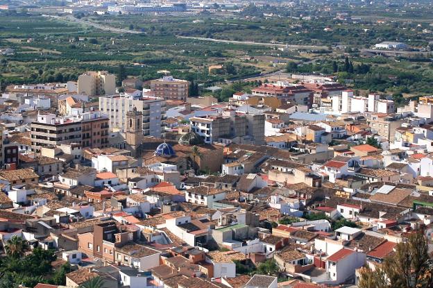 Vista panorámica del municipio de Pedreguer. 