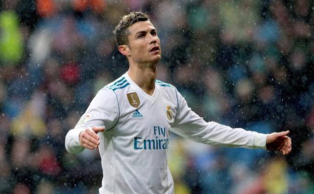 Cristiano Ronaldo, durante el partido ante el Villarreal.