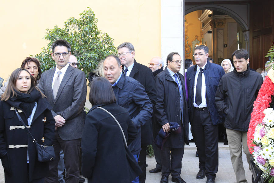 Fotos del funeral de Francisco Pons, expresidente de la Asociación Valenciana de Empresarios (AVE)