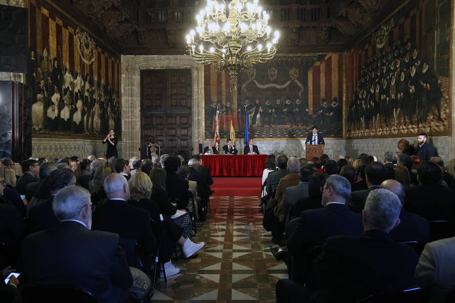 Sociedad Civil Catalana, galardonada con el premio de Convivencia de la Fundación Broseta. El reconocimiento se le concede a la entidad en un momento clave del desafío separatista catalán.