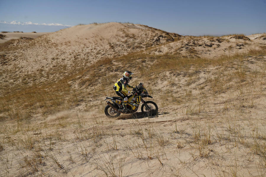 El australiano Toby Price, de KTM, compite durante la décima etapa del Dakar. 