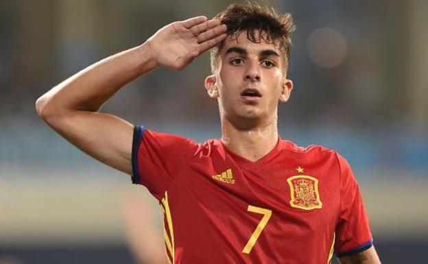 El valencianista Ferran Torres marca el segundo gol de España frente a Italia