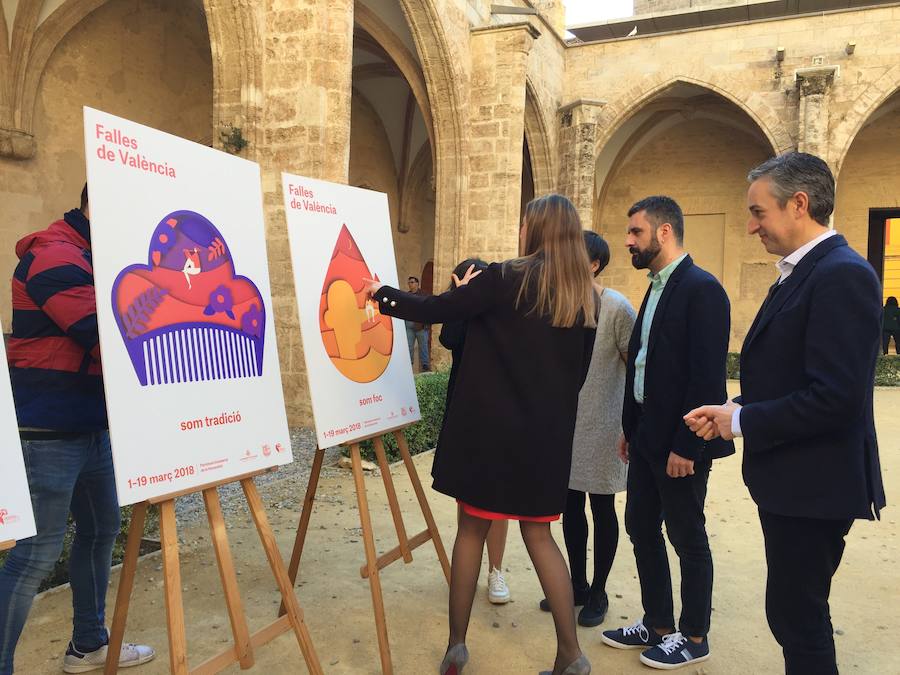 Fotos de los carteles de las Fallas 2018 de Valencia