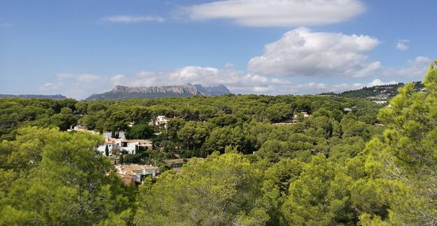 El paraje de La Llobella de Benissa. 