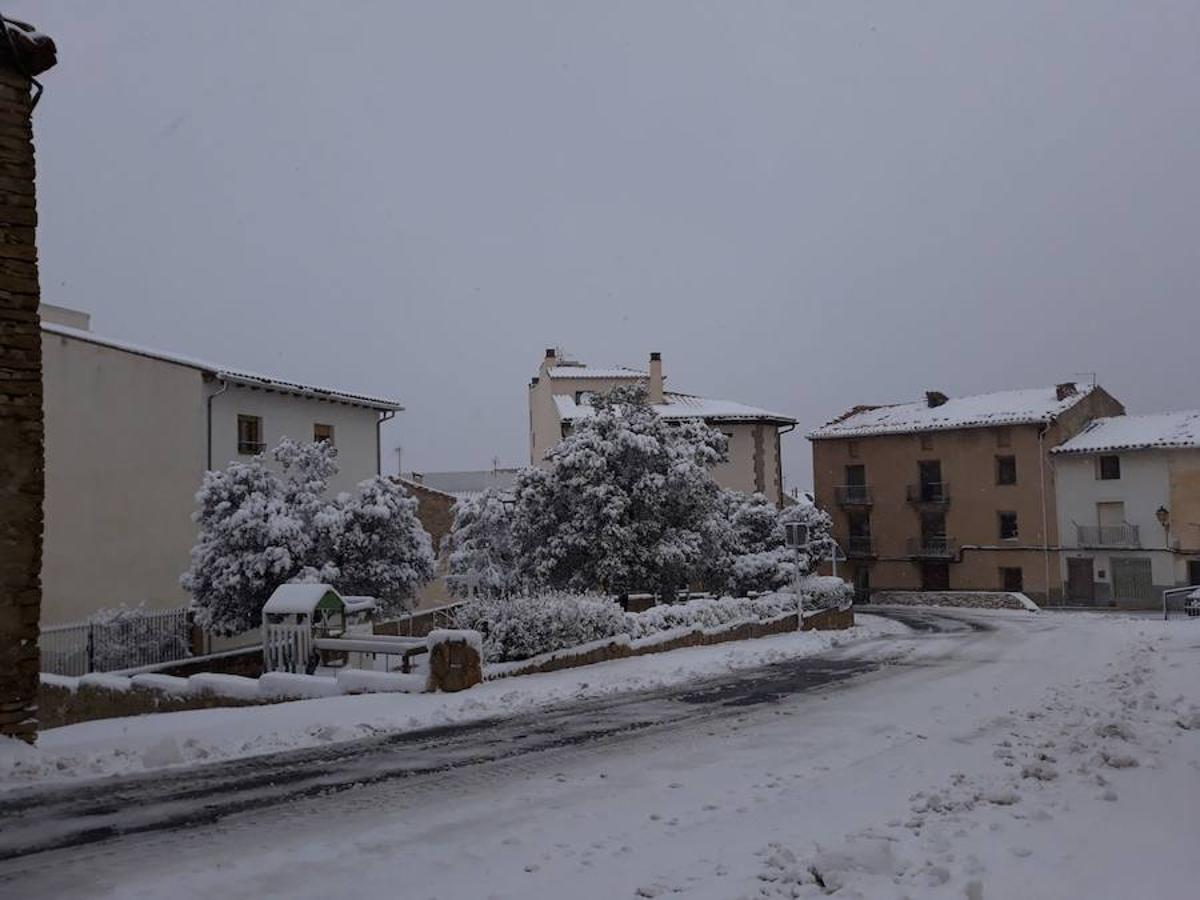 Fotos de nieve en Morella, Castellfort, Ares y Vilafranca del Cid