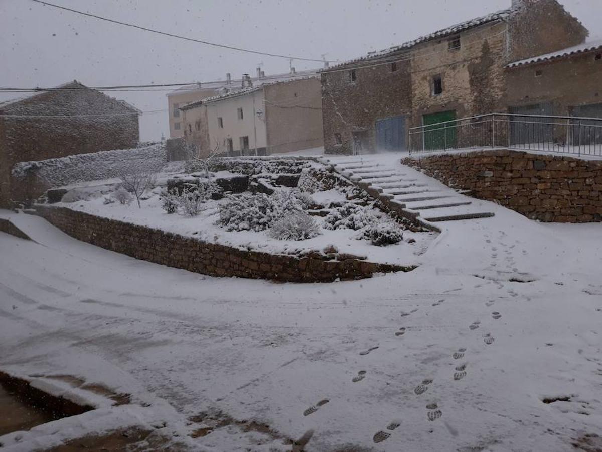 Fotos de nieve en Morella, Castellfort, Ares y Vilafranca del Cid