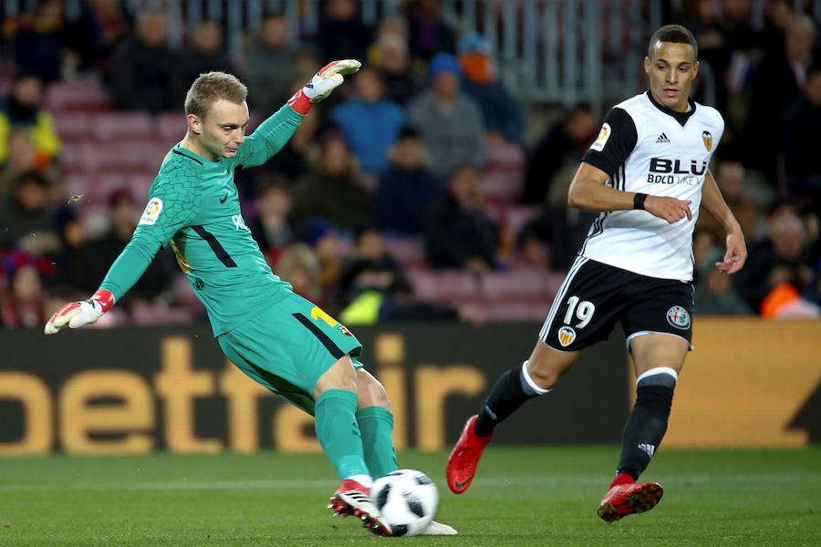 Estas son las mejores imágenes que deja el partido de ida de semifinales de Copa del Rey en el Camp Nou