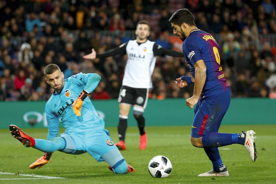 Estas son las mejores imágenes que deja el partido de ida de semifinales de Copa del Rey en el Camp Nou