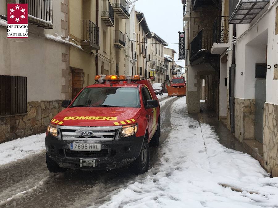 Fotos de la gran nevada en Valencia y Castellón