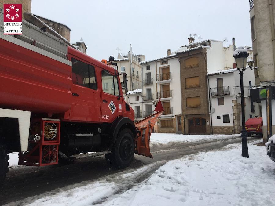 Fotos de la gran nevada en Valencia y Castellón