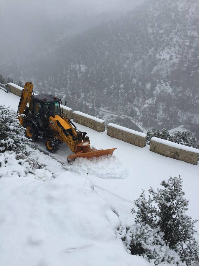 Fotos de la gran nevada en Valencia y Castellón