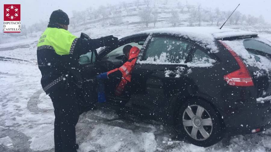 Fotos de la gran nevada en Valencia y Castellón