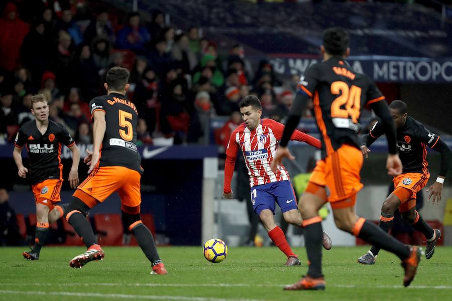 Estas son las imágenes que deja la primera visita de los blanquinegros al Wanda Metropolitano