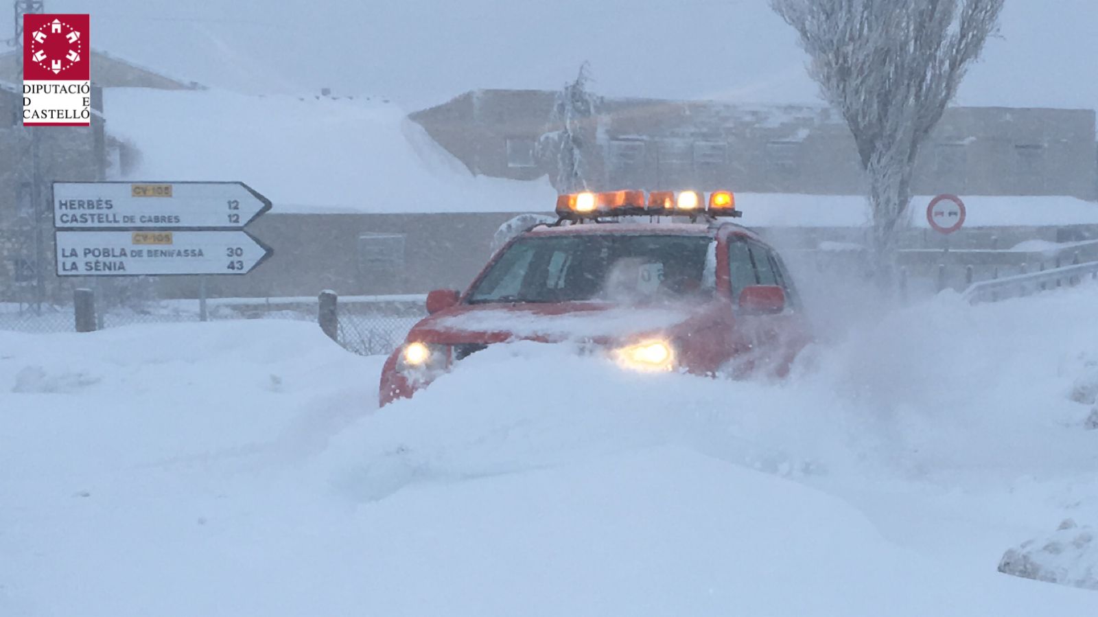 Fotos de la gran nevada en Valencia y Castellón