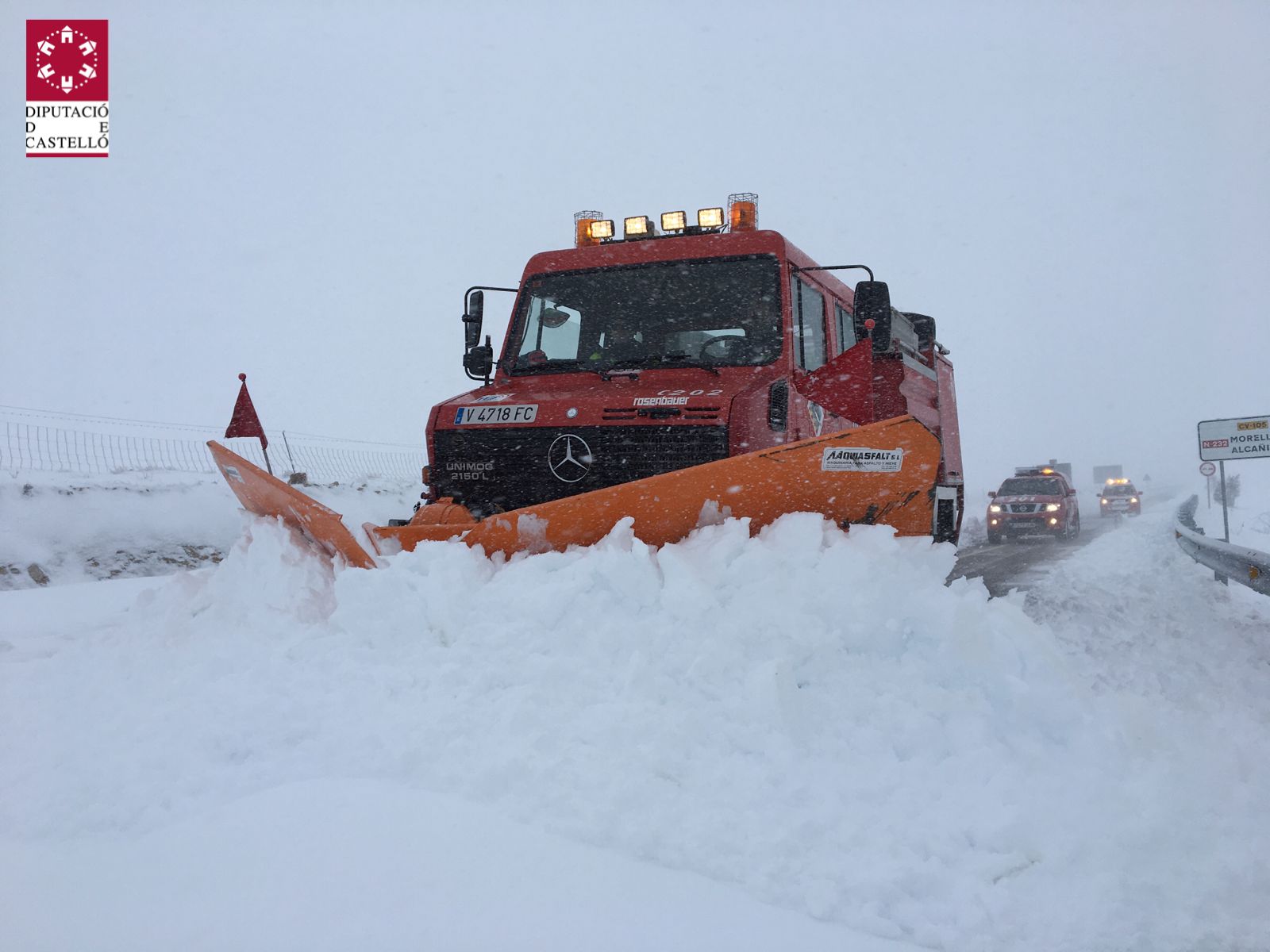 Fotos de la gran nevada en Valencia y Castellón