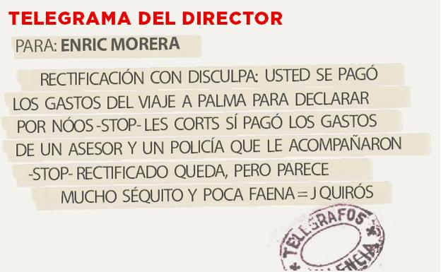 Telegrama para Enric Morera