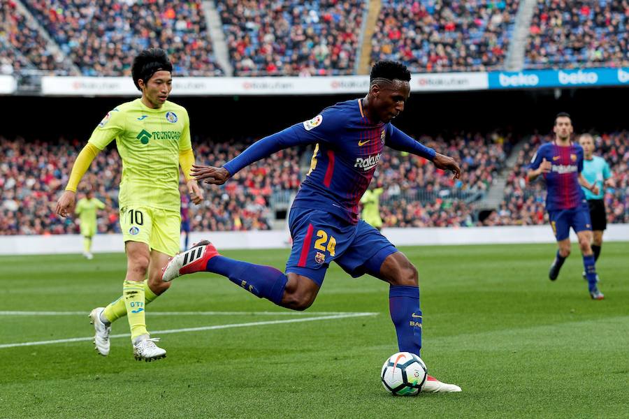 El cuadro azulgrana cedió dos puntos en su estadio ante el exigente combinado de José Bordalás.