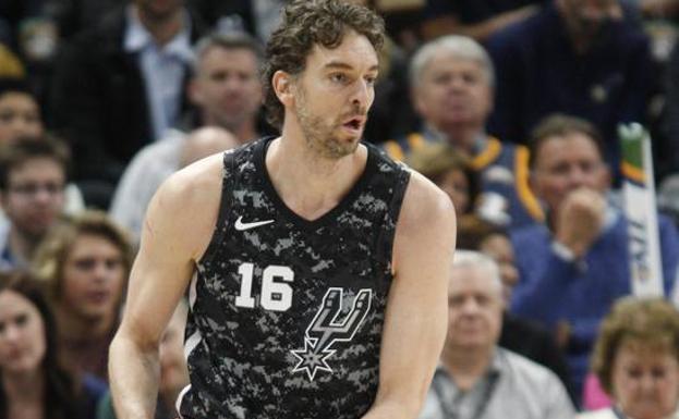 Pau Gasol, durante el partido. 