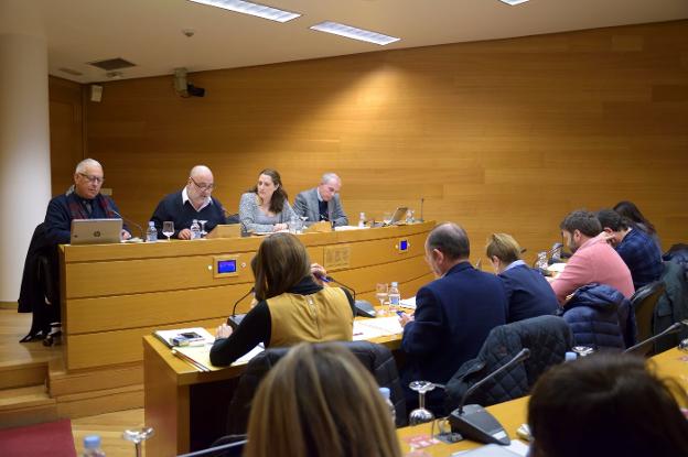 Sesión de participación celebrada el 8 de enero en la Comisión de Educación de Les Corts. 