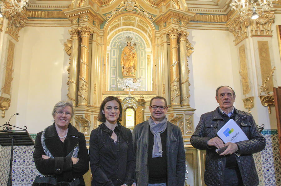 La iglesia de San Nicolás, considerada "la Capilla Sixtina valenciana" tras su recuperación pictórica y estructural de los últimos años, luce ya la restauración y el reagrupamiento cronológico también de su Capilla de la Comunión, una obra del siglo XVIII que arrastraba décadas de deterioro. Los trabajos de restauración de la capilla han concluido tras nueve meses y una inversión de un millón de euros financiados por la Fundación Hortensia Herrero, que lleva invertidos ya 5,5 millones en los últimos seis años en esta iglesia. La Capilla de la Comunión data de 1760 y aunque ha sido restaurada a principios del siglo XX, era "evidente su deterioro progresivo desde los años 30" y en ella pueden verse dos cúpulas sucesivas, "algo que no sucede en ninguna otra capilla valenciana". 