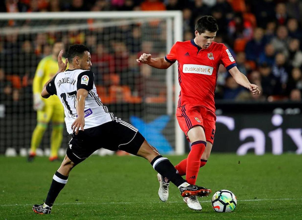 Estas son las imágenes que deja el partido de la jornada 25 en Mestalla