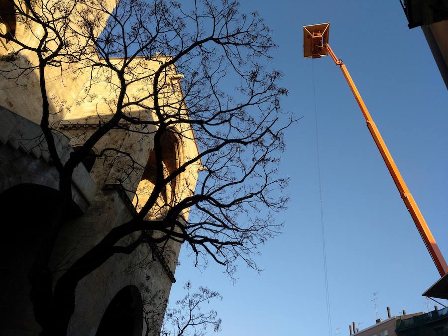 Elemento sorpresa para el espectáculo de la Crida.
