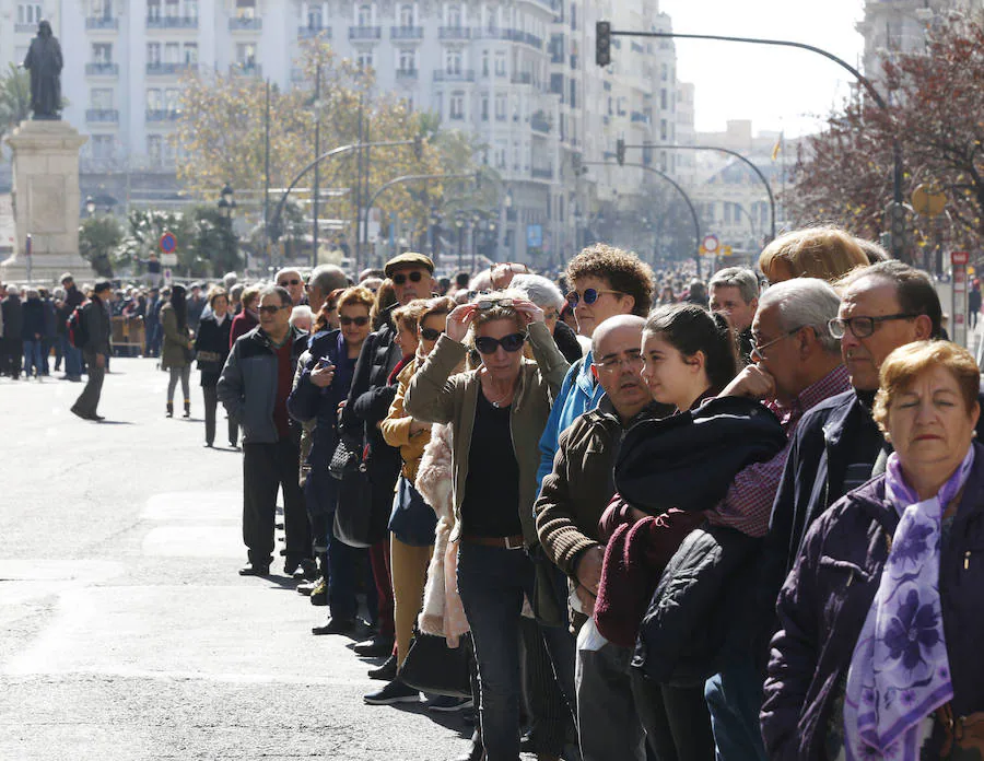 Fotos: Fotos de la mascletà del día de la Crida de las Fallas 2018