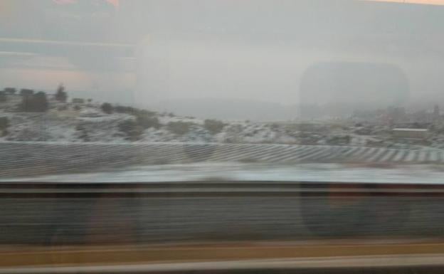 La zona de Utiel-Requena está ahora mismo cubierta por un manto de nieve. 