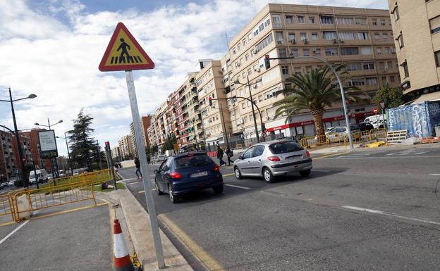 Hoy. Aspecto que presenta en la actualidad este acceso a Valencia sin las pasarelas. 