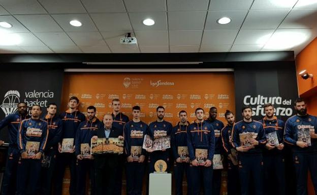 Acto de presentación del Trofeo al Esfuerzo y el libro histórico 2017 de Valencia Basket.