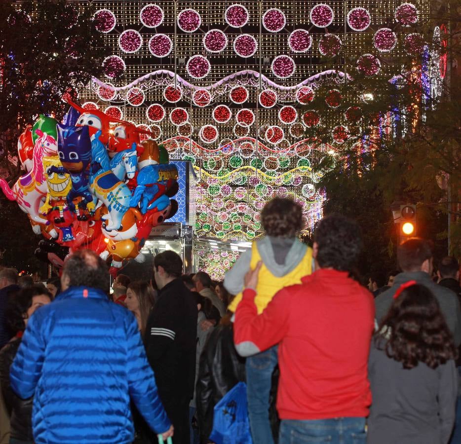 Iluminación de la falla Cuba-Puerto Rico, ganadora del primer premio de las Fallas 2018