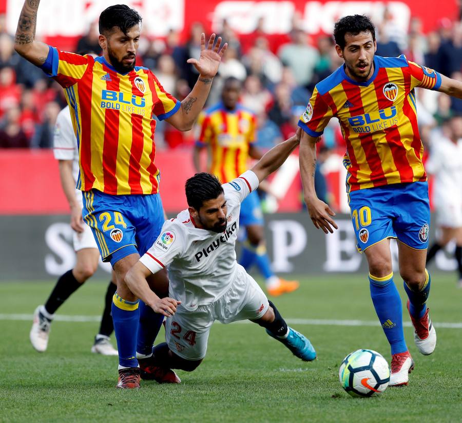 Estas son las mejores imágenes que deja el partido de la jornada 28 de Liga en el Sánchez Pizjuán