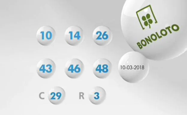 Resultados del sorteo de Bonoloto del sábado 10 de marzo de 2018.