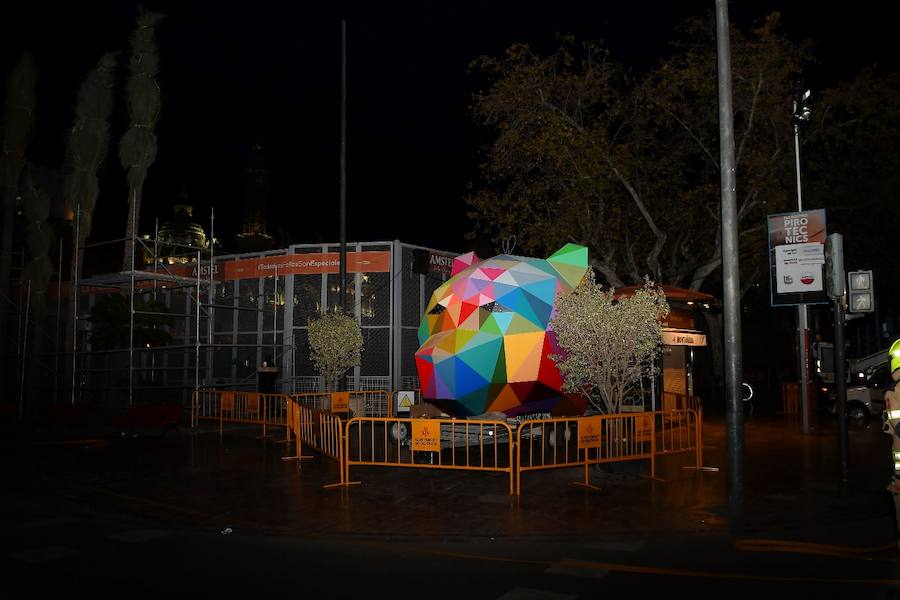 Fotos: Fotos de la mascletà nocturna del 10 de marzo