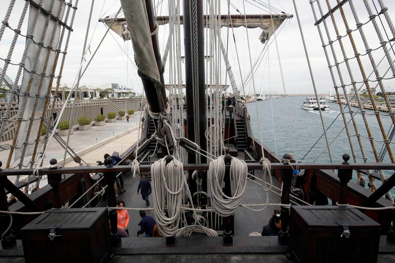 El Galeón Andalucía, atracado en el Veles e Vents-La Marina de Valencia, puede ser visitado los días 15 al 19 de marzo de 10 a 19 horas. La entrada es de seis euros por adulto y de tres para niños de entre 5 y 10 años.