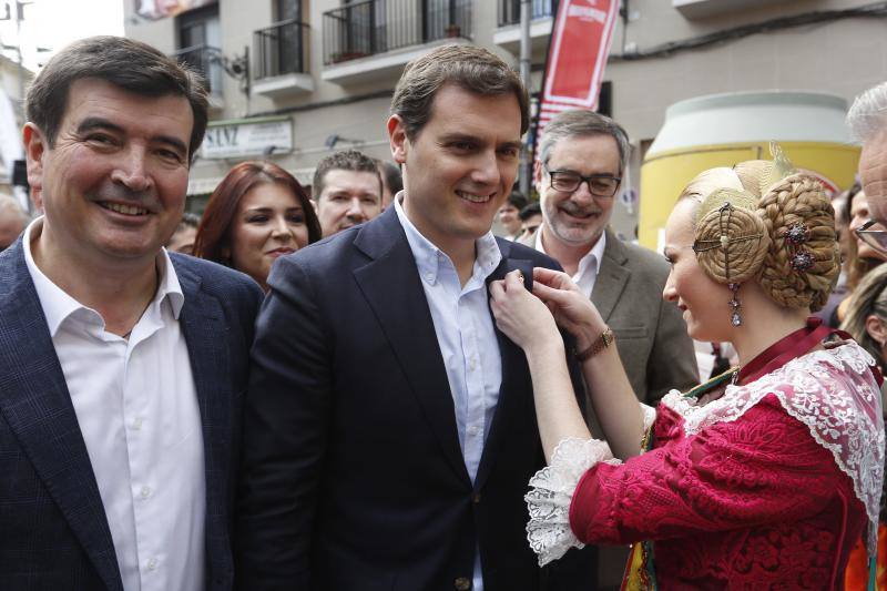 Fotos: Fotos de Albert Rivera en las Fallas de Valencia