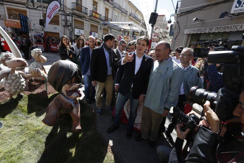 Fotos: Fotos de Albert Rivera en las Fallas de Valencia