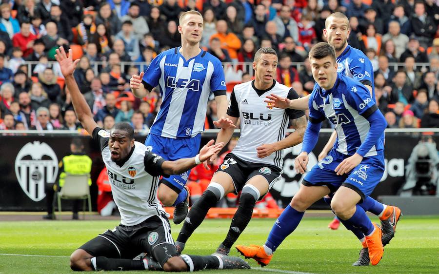 Estas son las imágenes que deja el partido de la jornada 29 de Liga en Mestalla