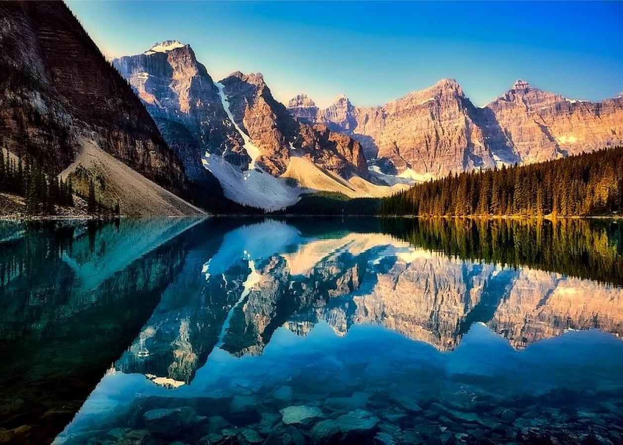 Lago Moraine, Canadá