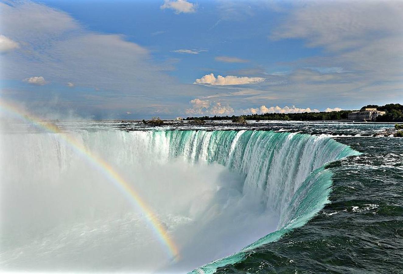 Cataratas del Niágara, en la frontera entre los Estados Unidos y Canadá