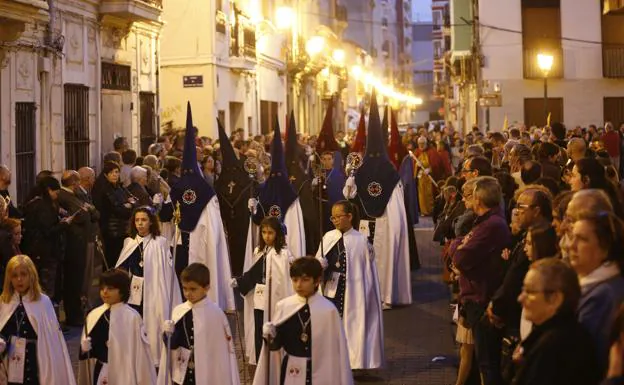 Procesión en la Semana Santa Marinera de Valencia.