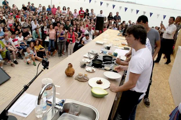 El chef Jordi Cruz durante su participación en la primera edición del D*na, el pasado 1 de octubre. 