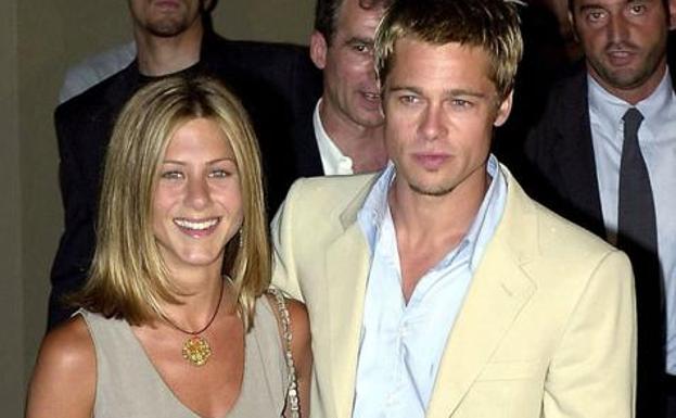 Brad Pîtt y Jennifer Aniston.