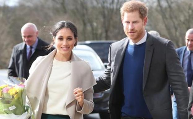 Meghan Markle y el príncipe Harry.