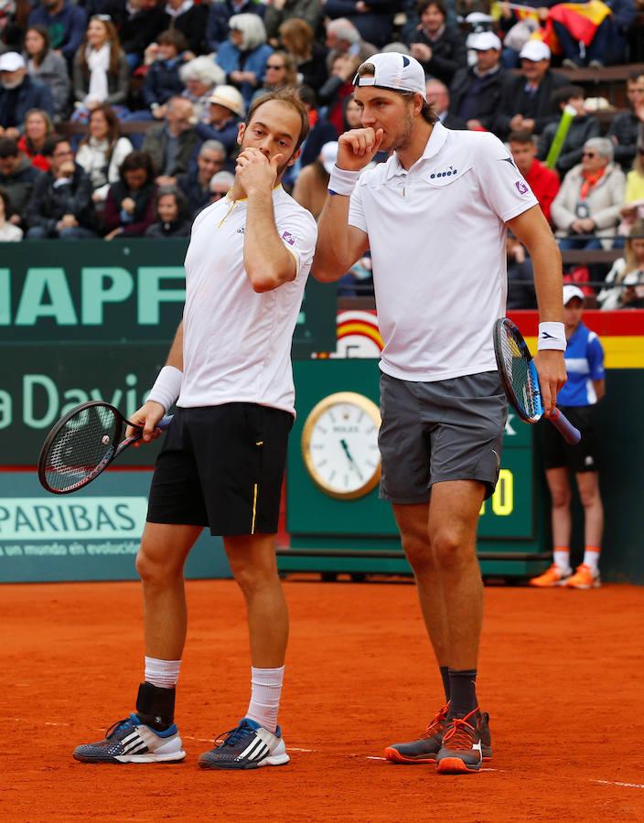 Fotos: Fotos del duelo de dobles en la Copa Davis