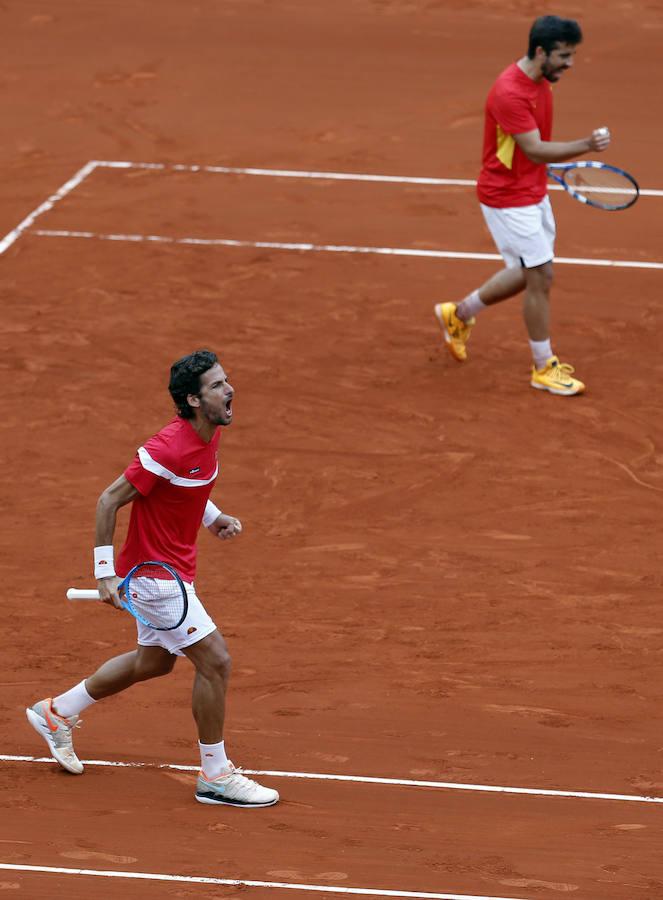 Fotos: Fotos del duelo de dobles en la Copa Davis