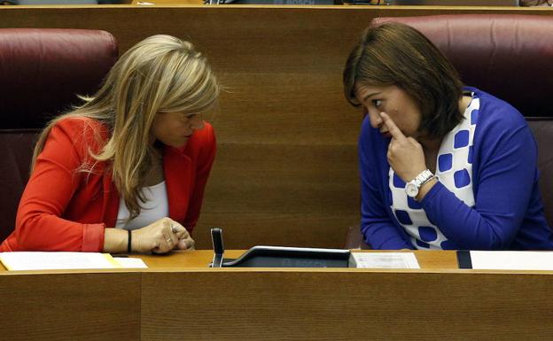 Eva Ortiz e Isabel Bonig. 