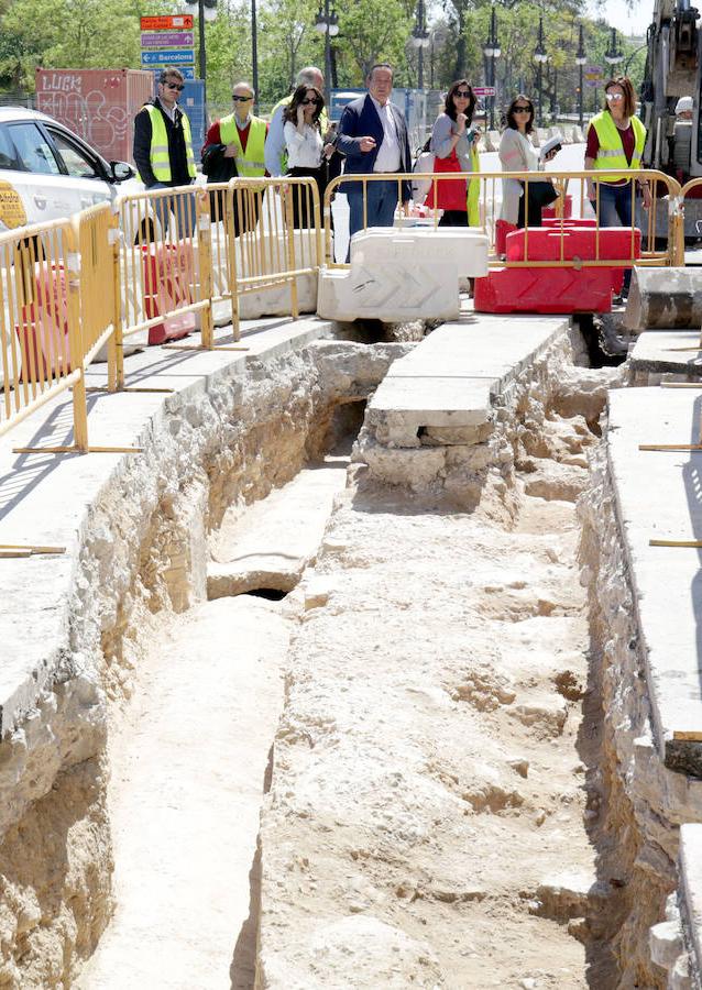 Fotos: Nuevos restos de la muralla musulmana de Valencia