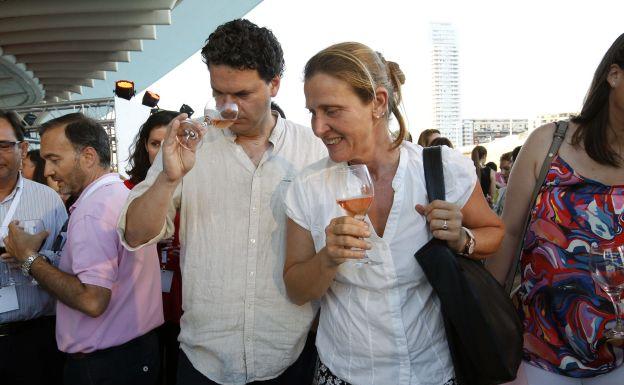 Evento vitivinícola en Valencia.